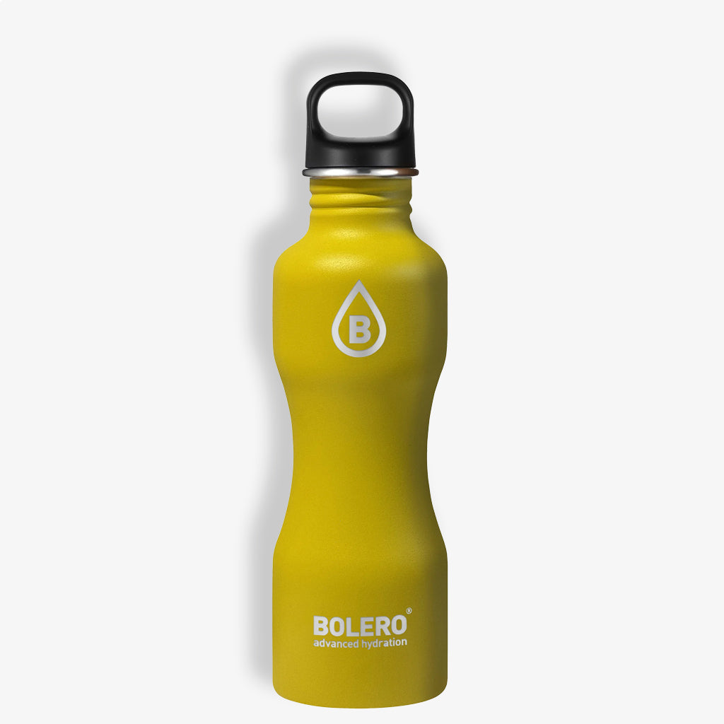 Bolero Edelstahl Flasche in matt gelb für 750 ml